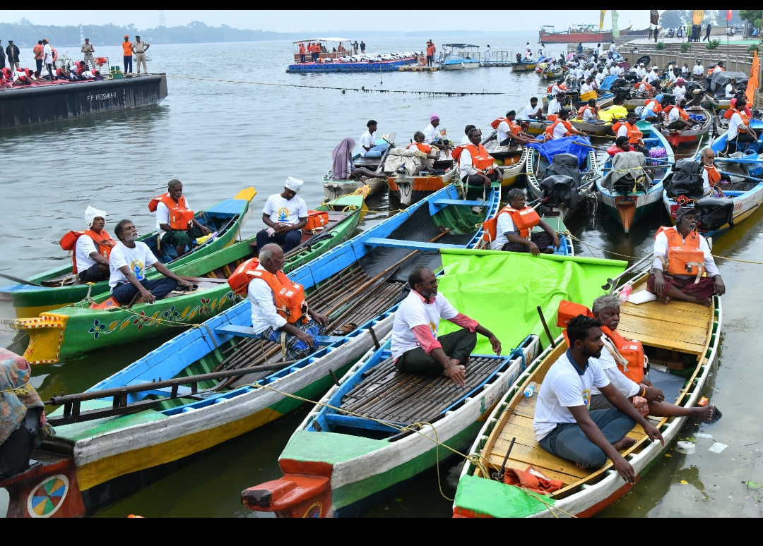 300 NSS and NCC Volunteers Join Special Yoga Session at Watercraft Venue